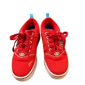Heelys Kids Pro 20 Prints Red Checkered Swirl Skate Shoes. Youth Size 3